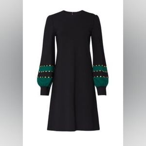 Tory Burch Grommet Sleeve Ponte Dress Sz L